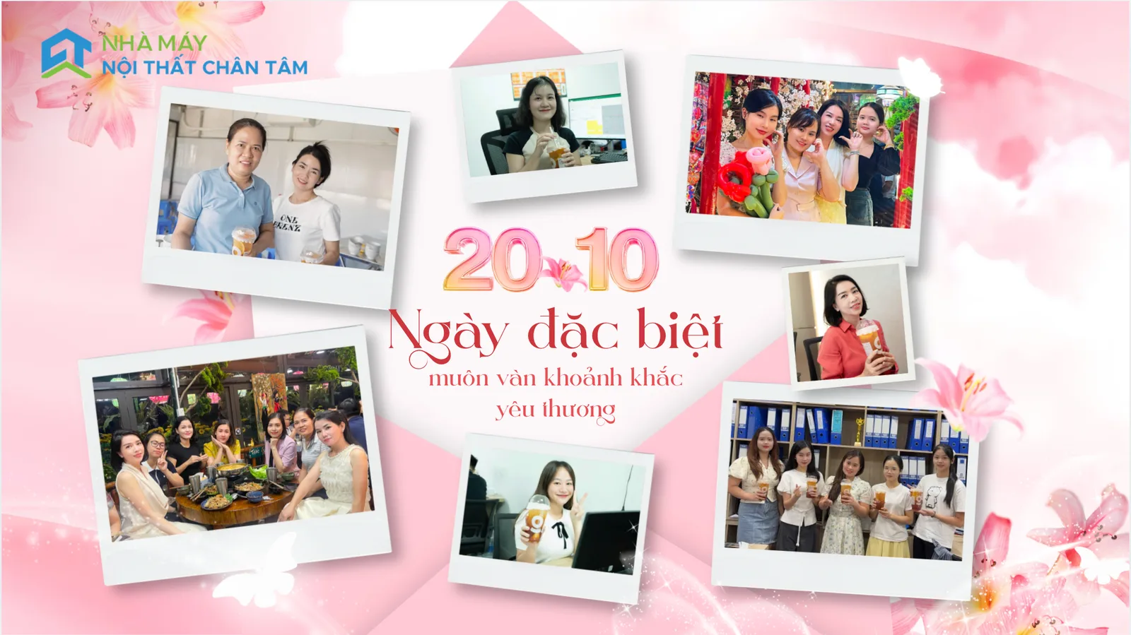 Rực rỡ và Trọn vẹn: Nhìn lại những khoảnh khắc đáng nhớ của phái đẹp Nội thất Chân Tâm dịp 20/10 🌸