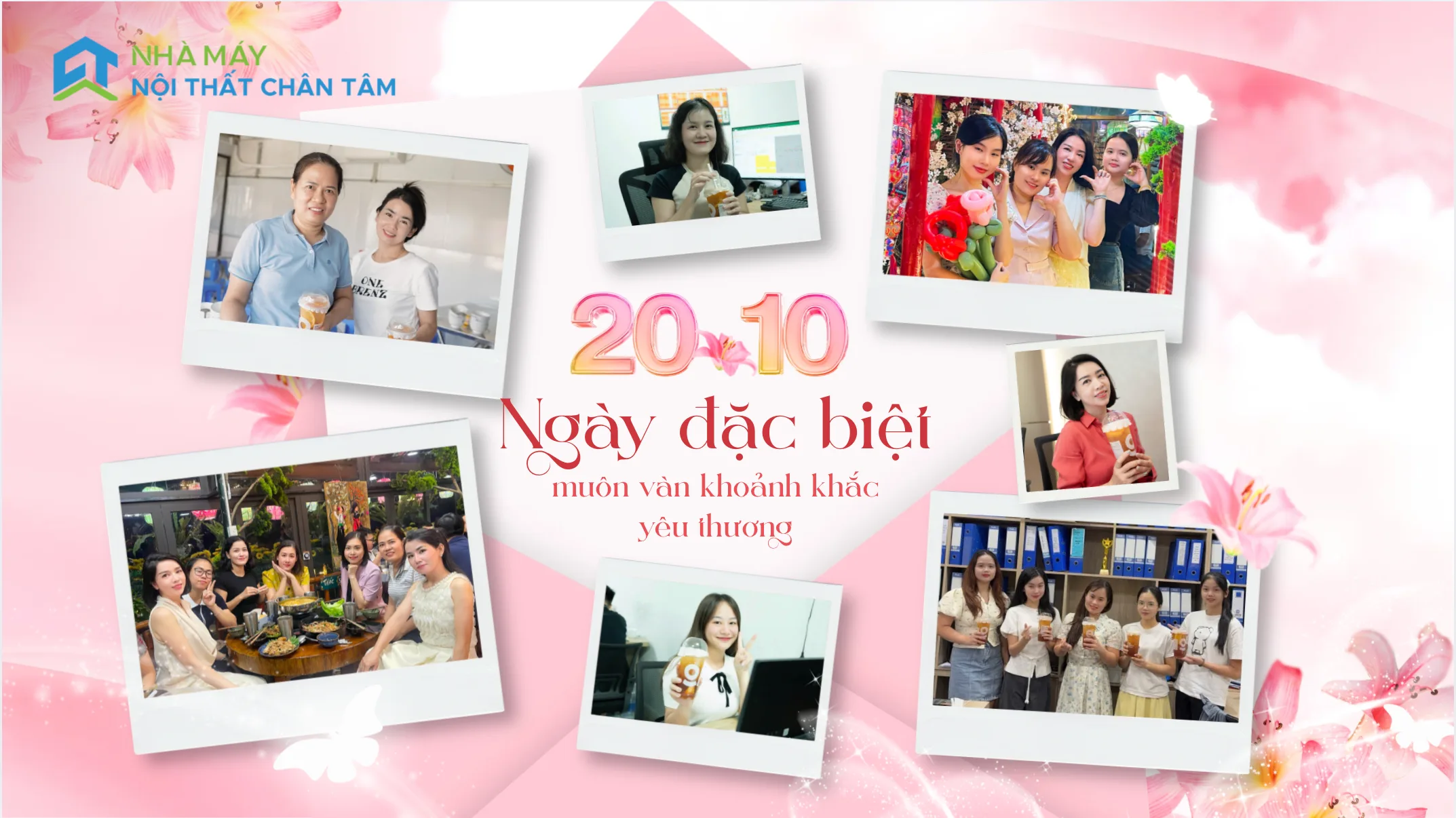 Rực rỡ và Trọn vẹn: Nhìn lại những khoảnh khắc đáng nhớ của phái đẹp Nội thất Chân Tâm dịp 20/10 🌸